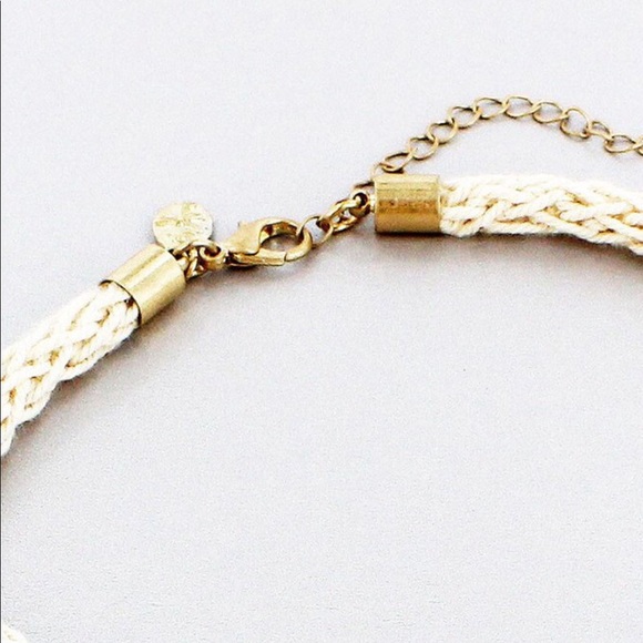 Tassel Charm Rope Choker Necklace Boutique NEW - Picture 3 of 4